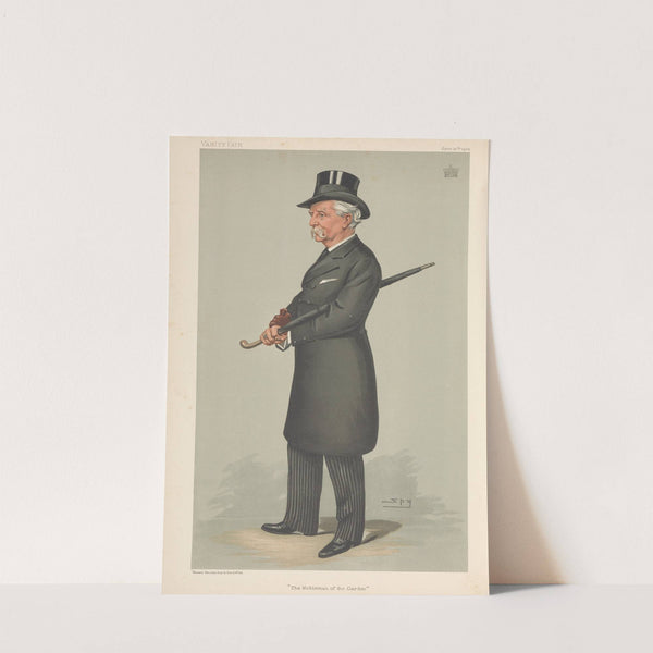 Politicians – ‘The Nobleman in the Garden’. Lord Redesdale. 16 June 1904 (1904) by Leslie Matthew Ward