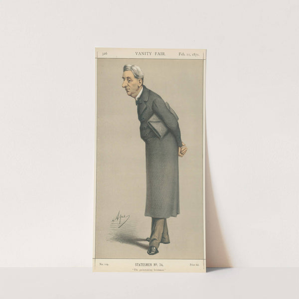 Politicians – ‘The painstaking Irishman.’ The Rt. Hon. William Monsell. 11 February 1871 (1871) by Carlo Pellegrini