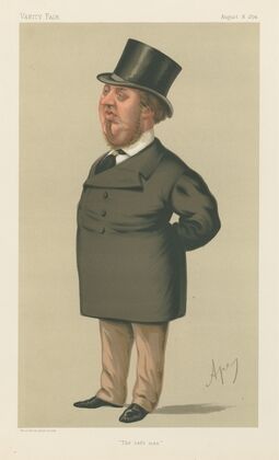 Politicians – ‘The safe man’. The Rt. Hon. George Schlater- Booth. 8 August 1874