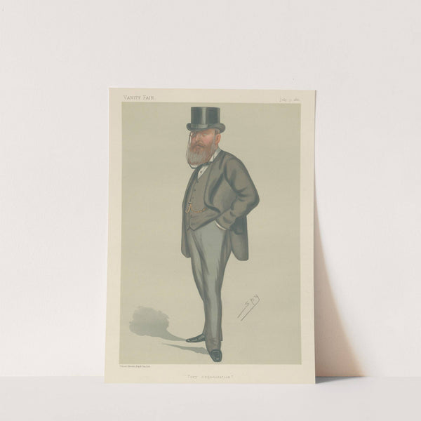 Politicians – ‘Tory organization’. Mr. John Eldon Gorst. July 31, 1880 (1880) by Leslie Matthew Ward