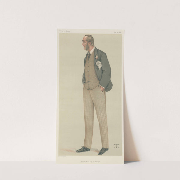 Politicians - Vanity Fair. 'Promotion by marriage'. The Rt. Hon. Sir Augustus Berkley Paget. 26 June 1880 by Théobald Chartran