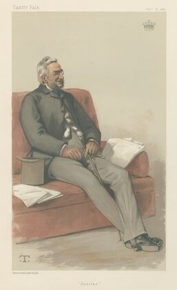 Politicians – Vanity Fair – ‘Sanitas’. The Earl Fortescue. September 17, 1881 (1881)
