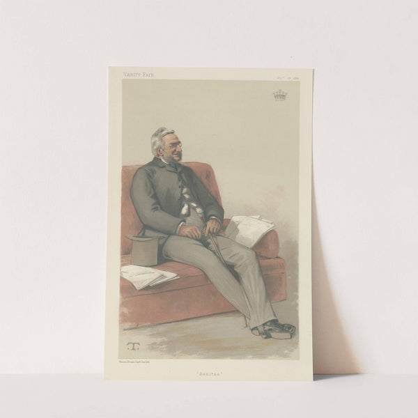 Politicians – Vanity Fair – ‘Sanitas’. The Earl Fortescue. September 17, 1881 (1881) by Théobald Chartran