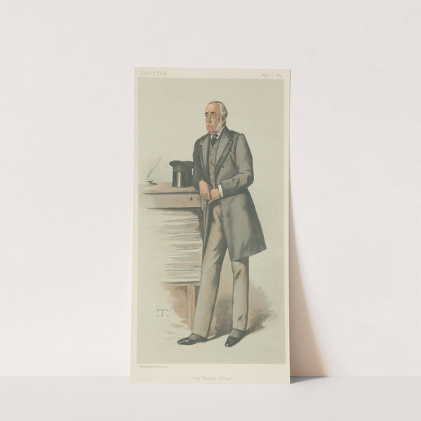Politicians - Vanity Fair. 'the Foreign Office'. Sir Julian Pauncefote. 7 April 1883 by Théobald Chartran