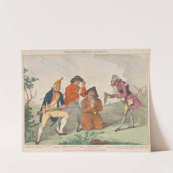 Politics inside-out – a Farce (1787) by Johann Heinrich Ramberg