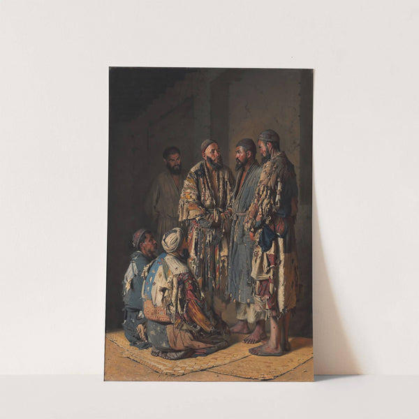 Polititians in opium shop. Tashkent by Vasily Vereshchagin