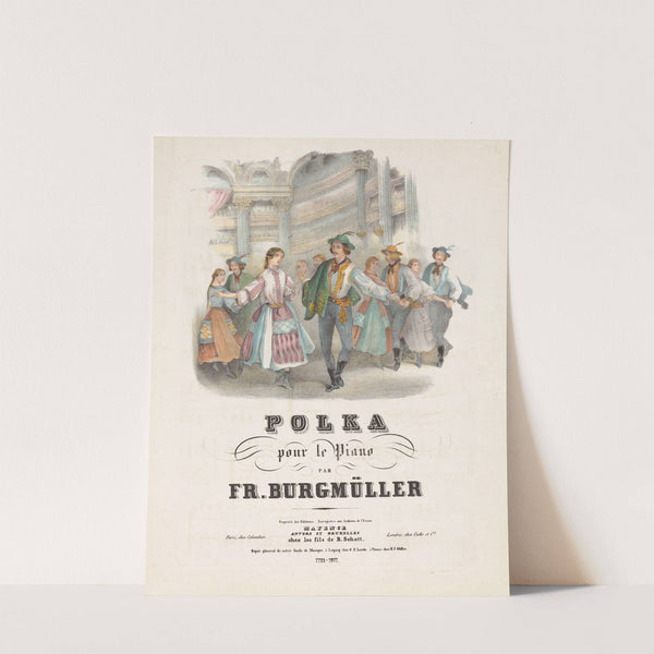 Polka pour le piano par Frédéric Bürgmuller (1830-1937) by B. Schott'''s Söhne