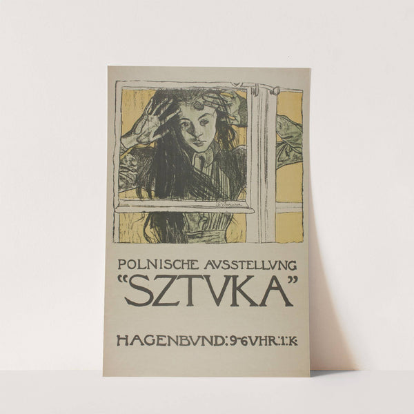 Polnische Ausstellung 'Sztuka' - Plakat wystawy Towarzystwa Artystów Polskich 'Sztuka' w Wiedniu 1908 (Hagenbund) by Anonymous