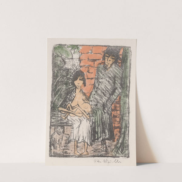 Polnische Familie by Otto Mueller