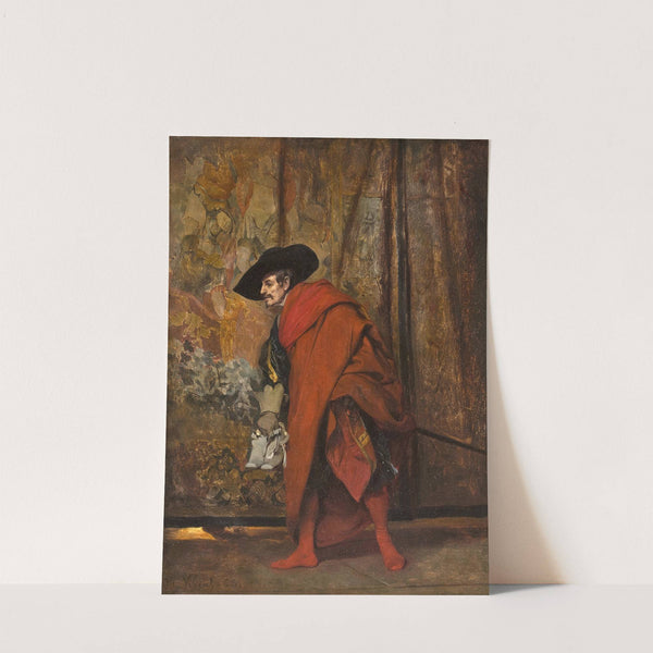 Polonius Behind The Curtain by Jehan Georges Vibert