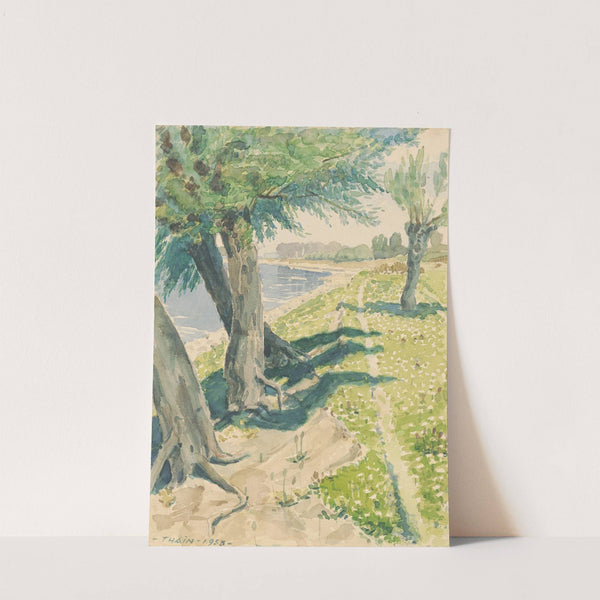 Poludnie pri rieke by Ján Thain