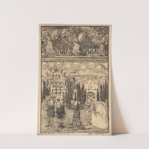 Polychrome design for the Płock Cathedral (after 1901) by Józef Mehoffer