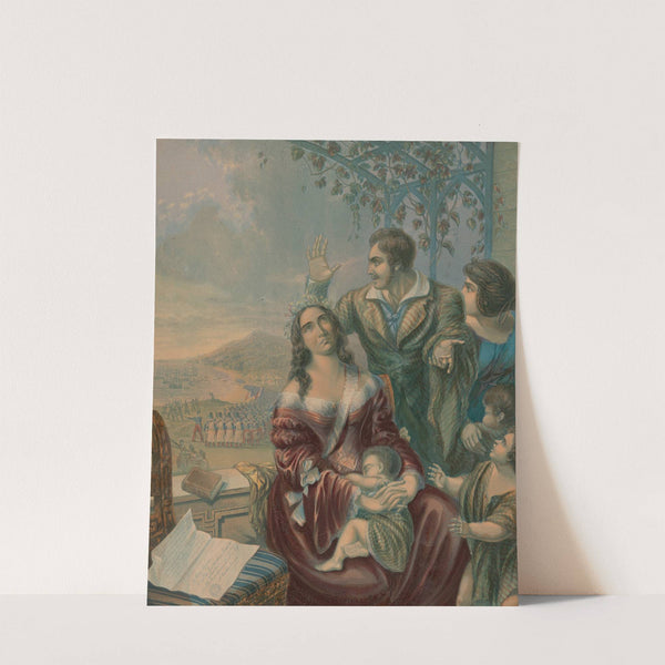 Pomare, Queen of Tahiti by George Baxter