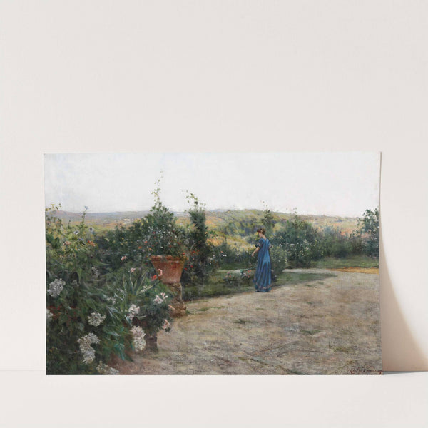 Pomeriggio in villa by Adolfo Tommasi