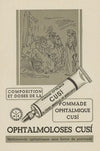 Pommade ophtalmique Cusi (1910-1950)