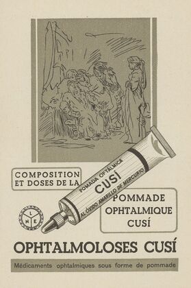 Pommade ophtalmique Cusi (1910-1950)