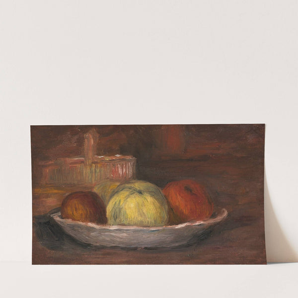 Pommes dans un plat et panier (circa 1900) by Pierre-Auguste Renoir