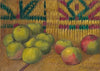 Pommes fond vert