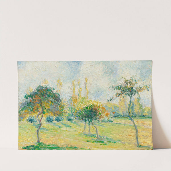 Pommiers, effet d’automne by Camille Pissarro
