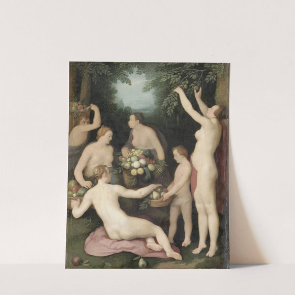 Pomona Receiving the Harvest of Fruit (1626) by Cornelis Cornelisz Van Haarlem