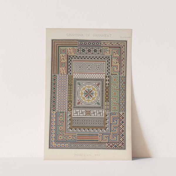 Pompeian No. 3 (1856) by Owen Jones