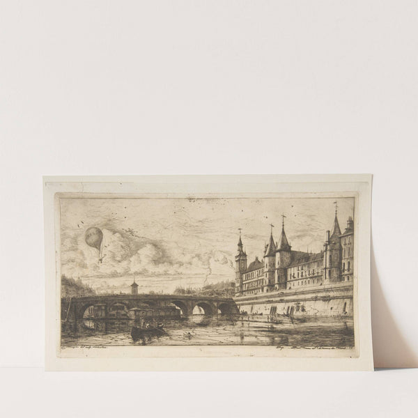 Pont-au-change, Paris (1854) by Charles Meryon
