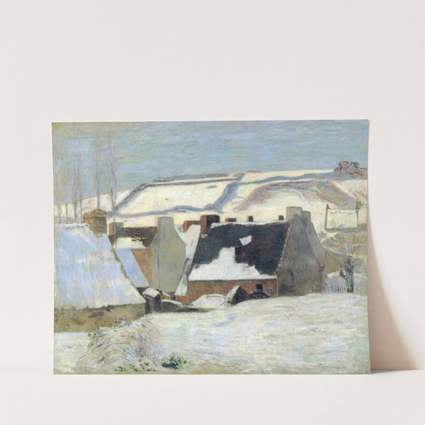 Pont-Aven sous la neige, ou Effet de neige by Paul Gauguin
