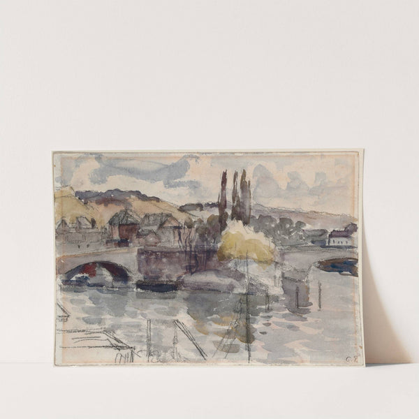 Pont Corneille à Rouen by Camille Pissarro