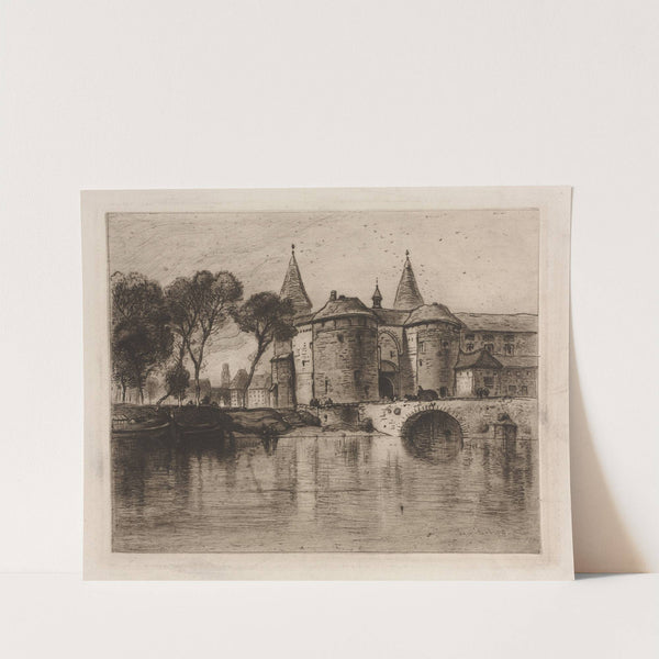 Pont de Grand, Bruges (1884) by Samuel Colman