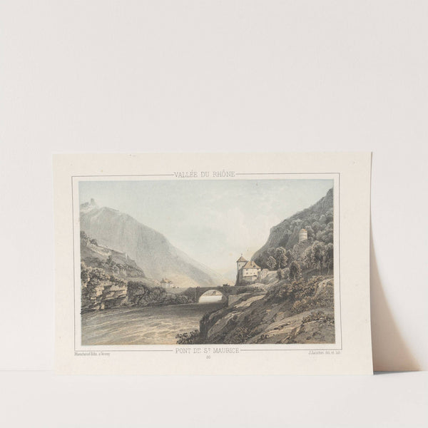 Pont de St. Maurice by Jean Jacottet