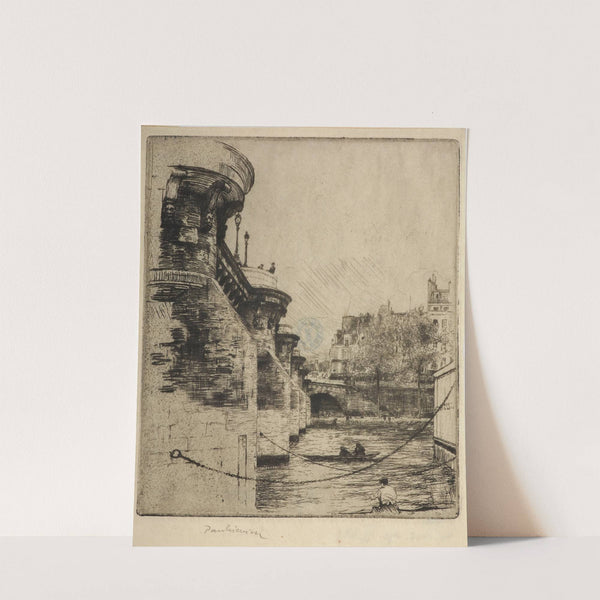 Pont Neuf in Paris (1904) by Józef Pankiewicz