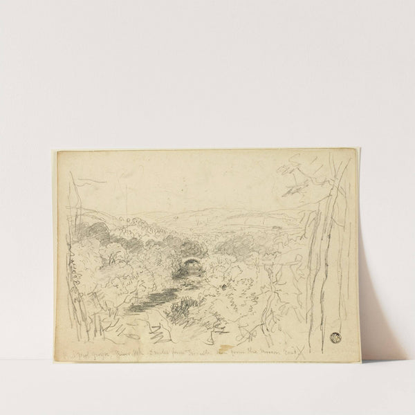 Pont Pwl Gwyn, River Usk by David Cox