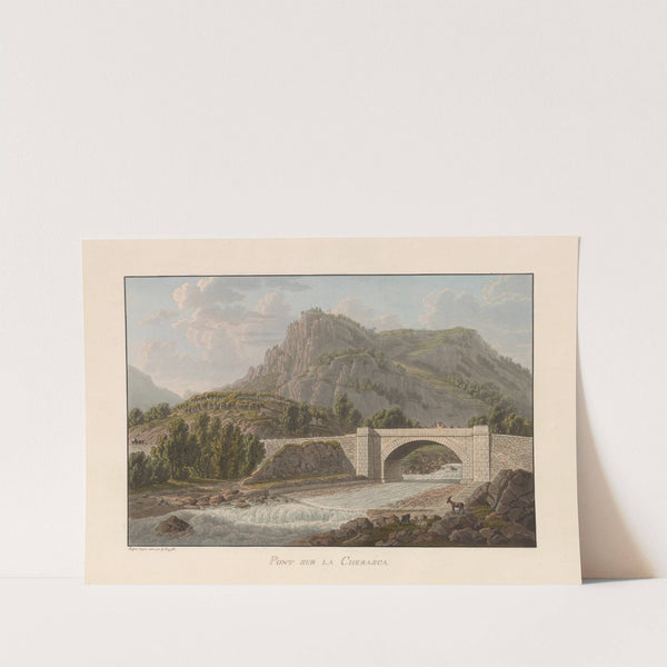Pont sur la Cherasca (1915-1945) by Gabriel Lory the Younger