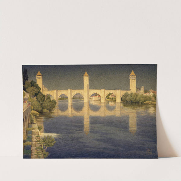 Pont Valentre, Cahors, France (1936) by Joseph Edward Southall