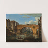 Ponte Cestio In Rome by Antonio Aquaroni