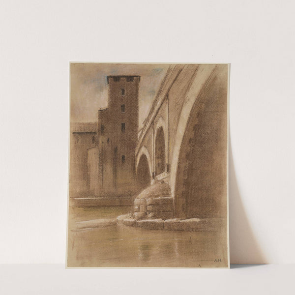 Ponte dei Quattro Capi in Rom by Adolf Hirémy-Hirschl