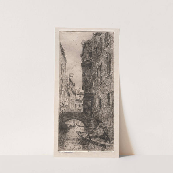 Ponte del Pistor, Venice (1881) by Otto Henry Bacher