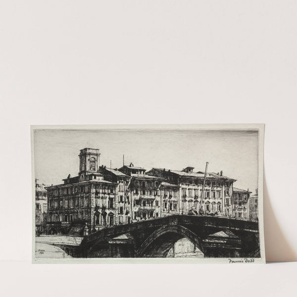 Ponte di Mezzo, Pisa (1915) by Francis Dodd
