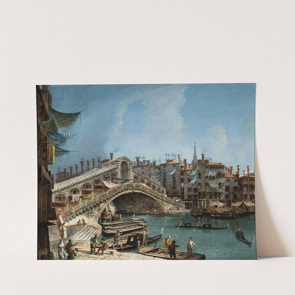 Ponte Rialto in Venice by Michele Marieschi