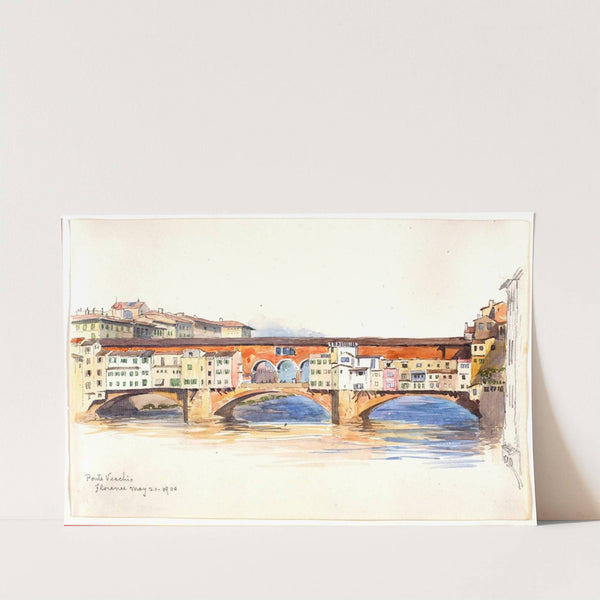 Ponte Vecchio, Florence by George Elbert Burr