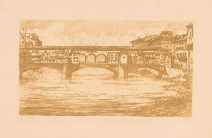 Ponte Vecchio in Florence (1873-1931)