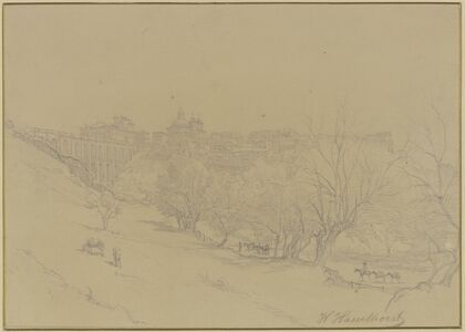 Ponte zwischen Ariccia und Albano mit Palazzo Chigi