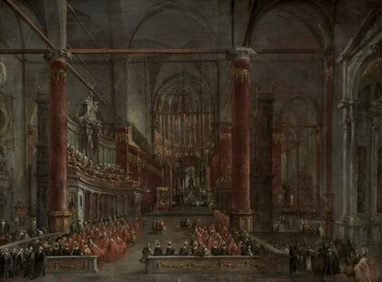 Pontifical Ceremony in SS. Giovanni e Paolo, Venice, 1782 (c. 1783)
