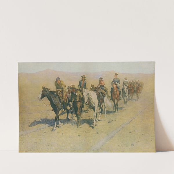 Pony tracks in the buffalo trails (1904) by Frederic Remington