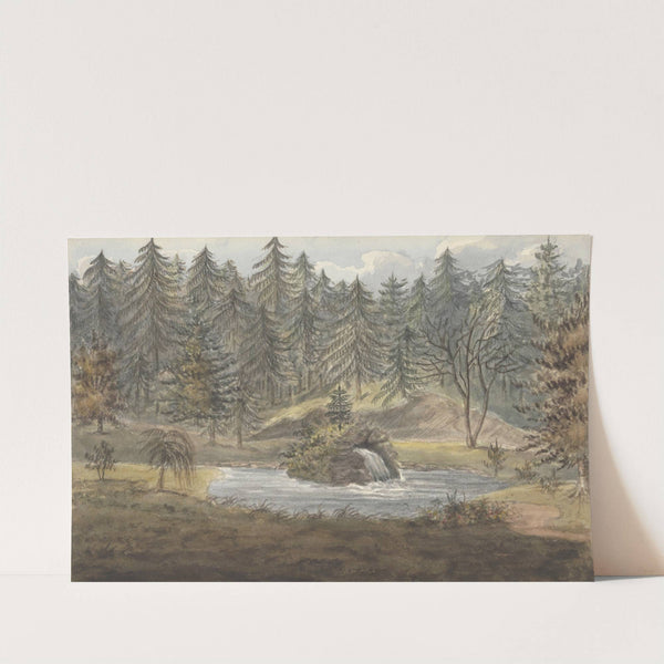 Pool and Falls, Thornery, Sezincote by Anne Rushout