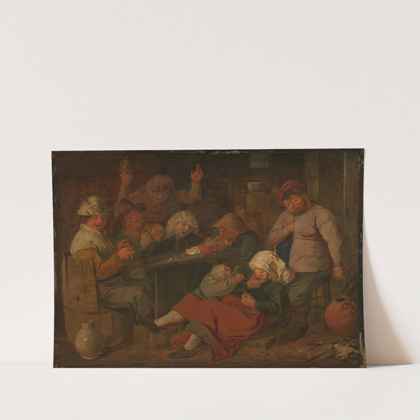 Poor Folk Drinking in a Tavern (c. 1625 - c. 1630) by Adriaen Brouwer