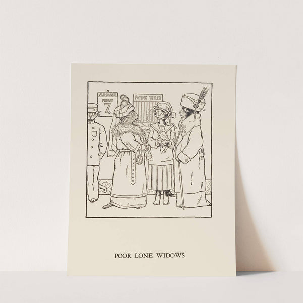 Poor lone widows by William Ely Hill