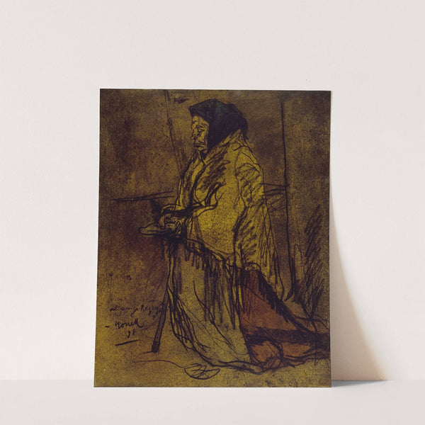 Poor Woman Praying by Isidre Nonell