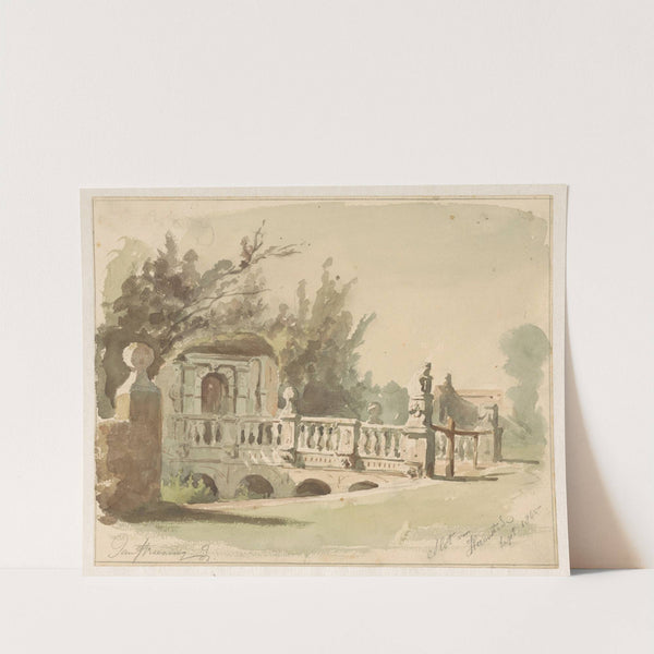 Poort van het slot van Heemstede by Jan Striening