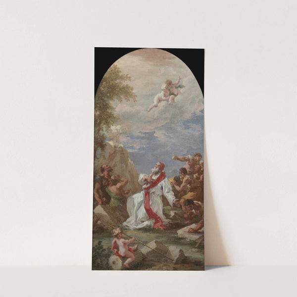 Pope Clement I Praying for Water by Giovanni Antonio Pellegrini